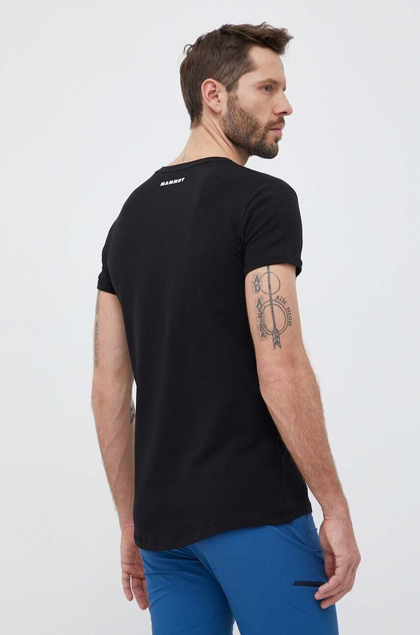 Mammut tricou Off Mountain barbati culoarea negru cu imprimeu - Pled.ro