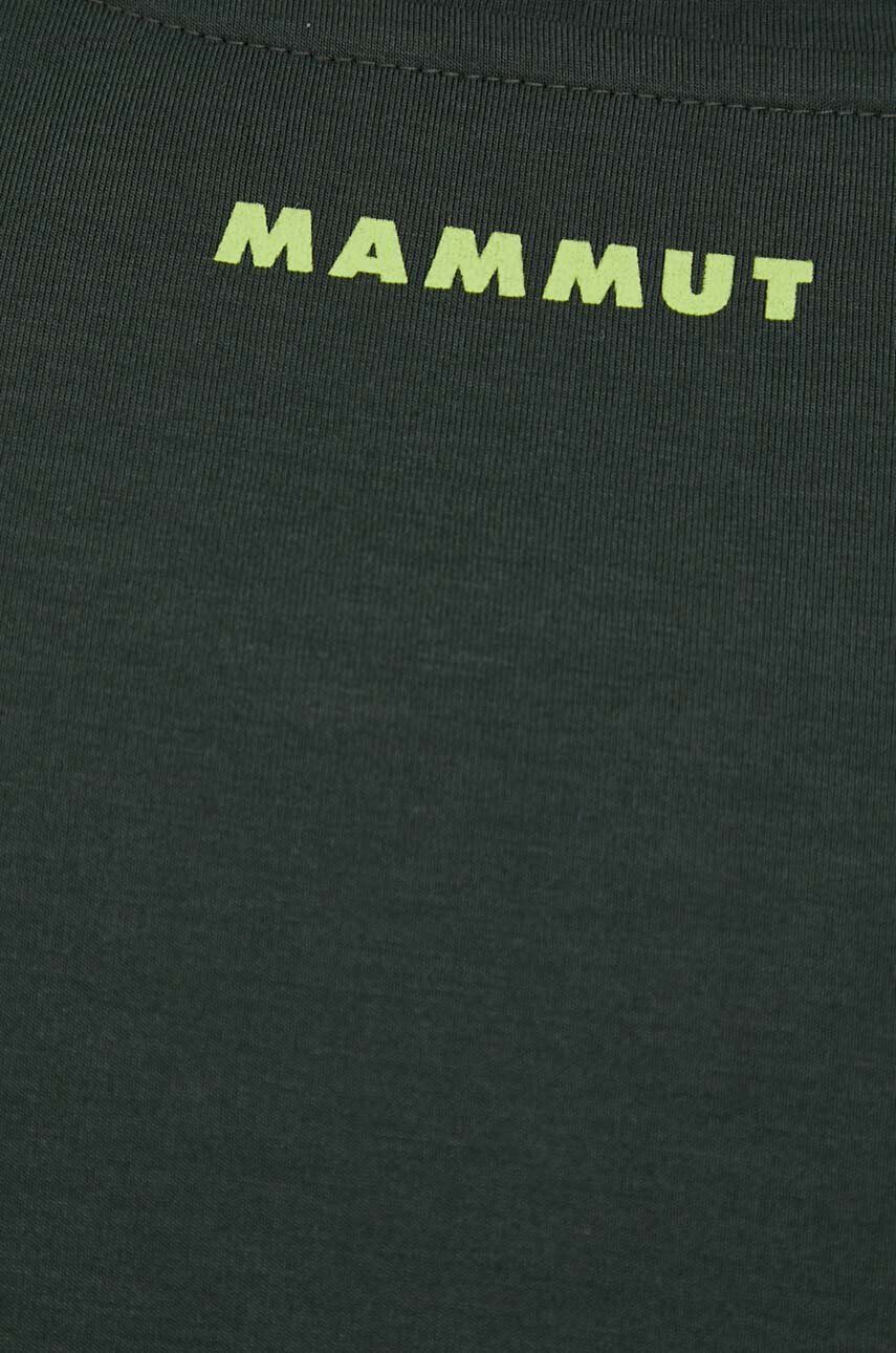 Mammut tricou sport Mountain Hörnligrat culoarea verde cu imprimeu - Pled.ro