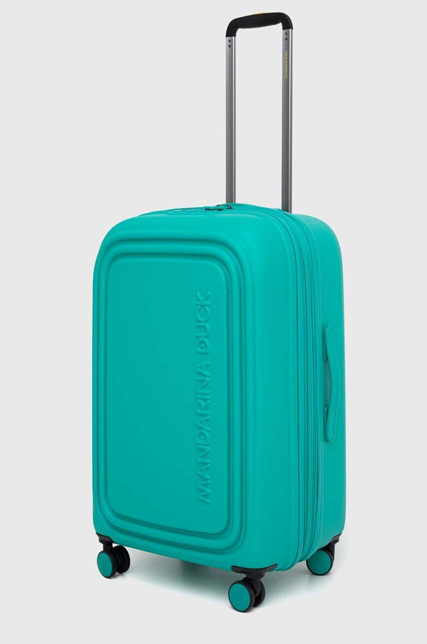 Mandarina Duck valiza culoarea verde - Pled.ro