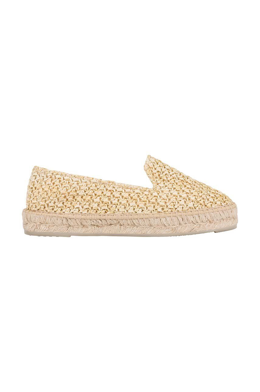 Manebi espadrile Flat Espadrilles culoarea bej V 2.7 N0 - Pled.ro