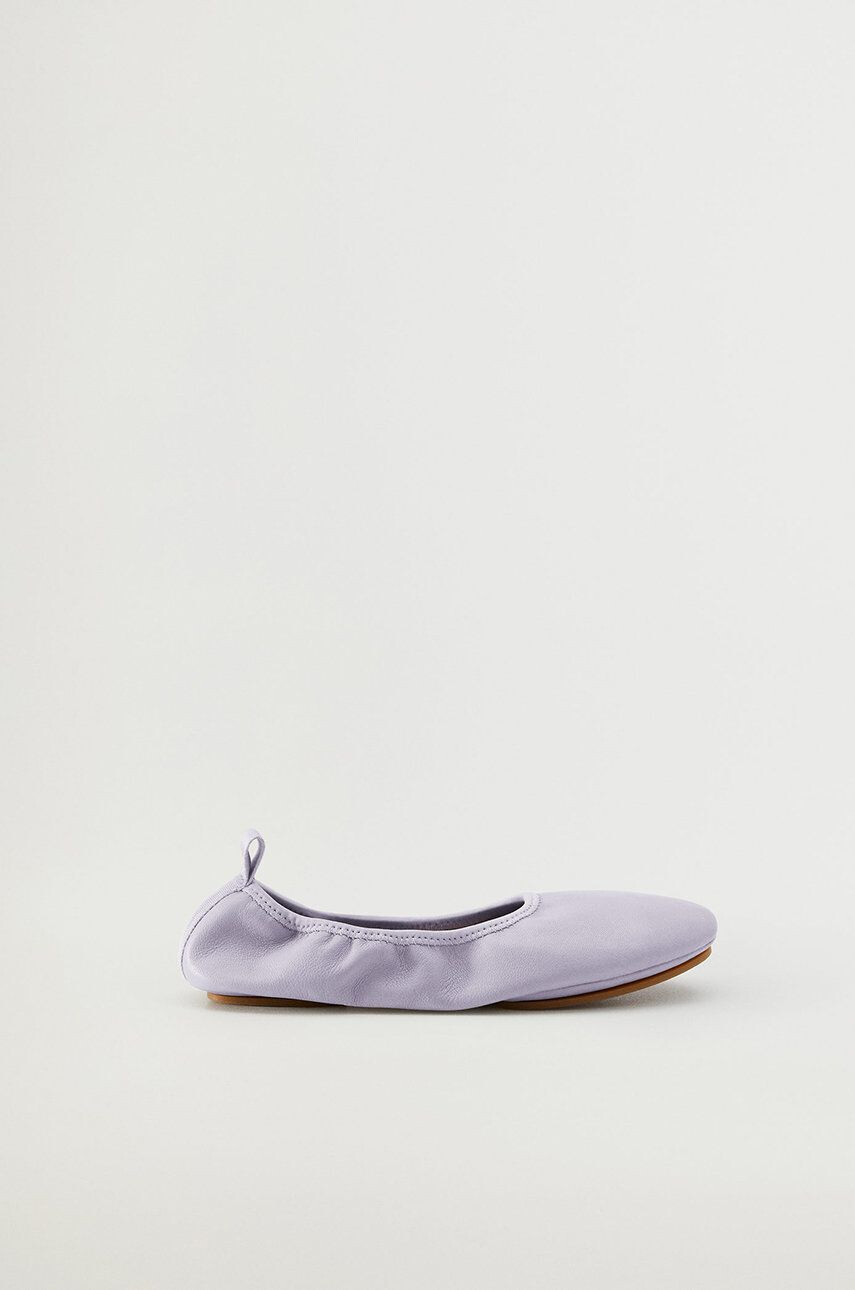 Mango Balerini de piele BALLET - Pled.ro