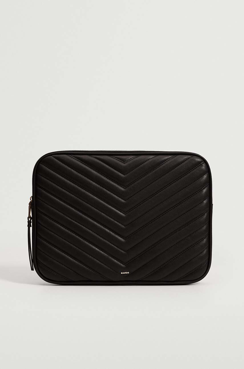 Mango husa laptop culoarea negru - Pled.ro