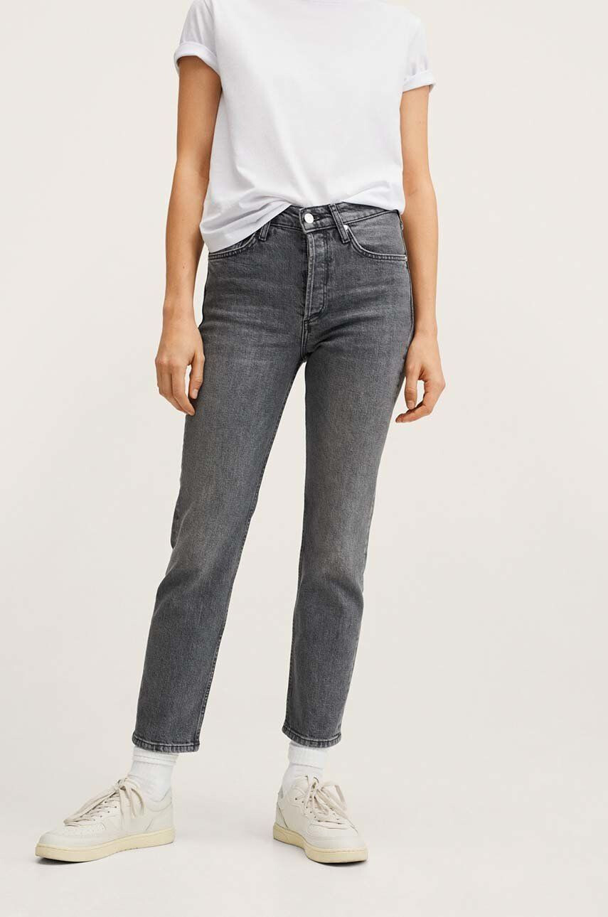 Mango jeansi femei medium waist - Pled.ro