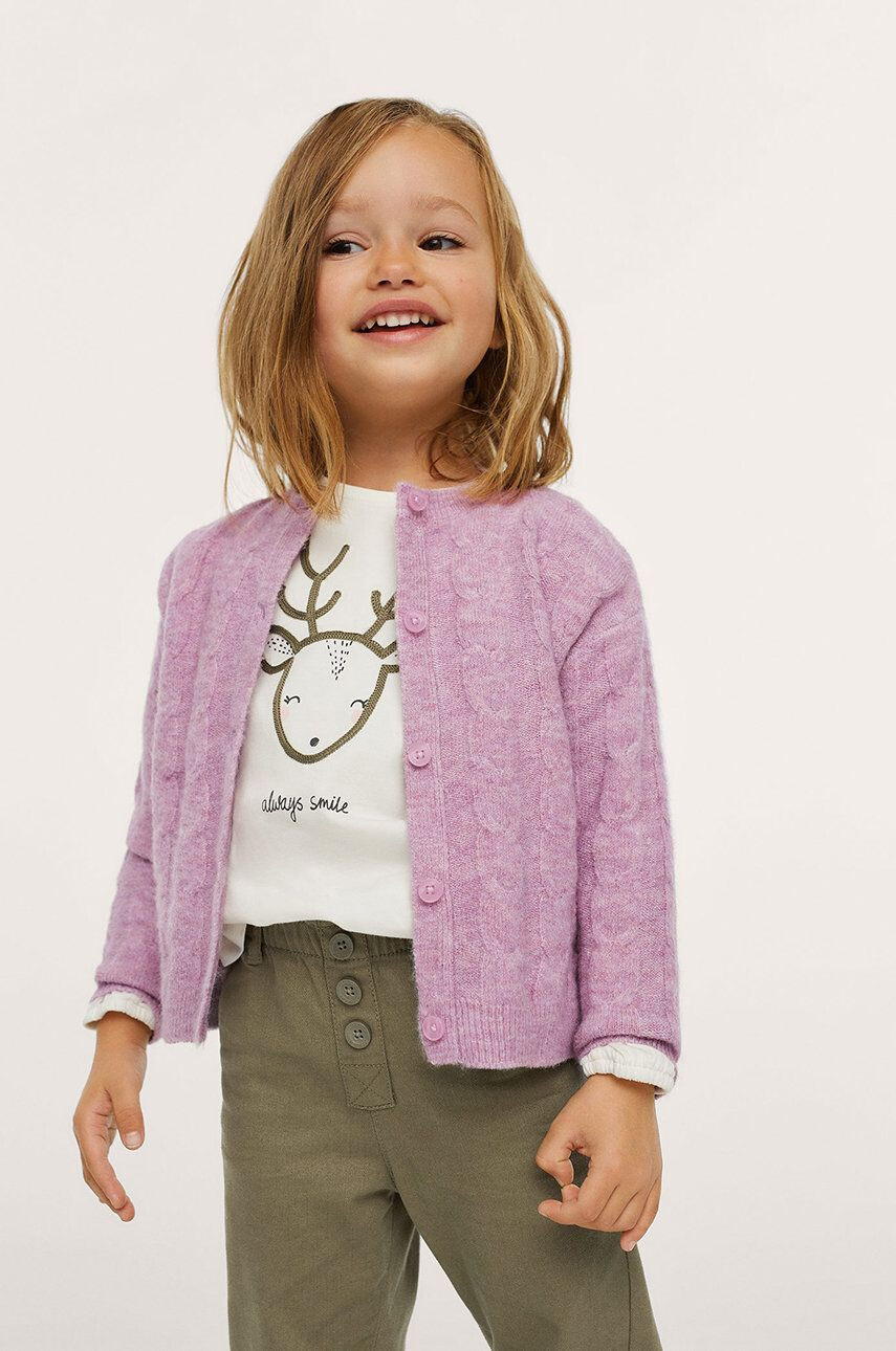 Mango Kids Cardigan copii Cameron - Pled.ro