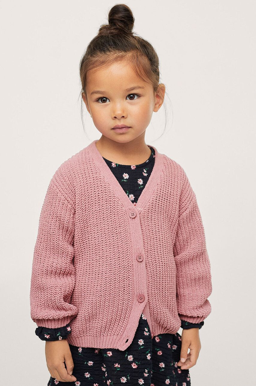 Mango Kids Cardigan copii Cookie - Pled.ro