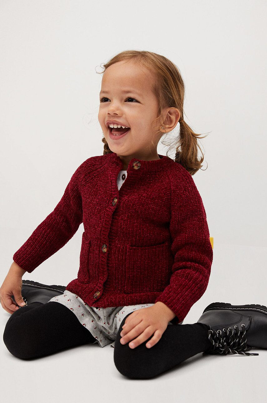 Mango Kids Cardigan copii SUSAN - Pled.ro