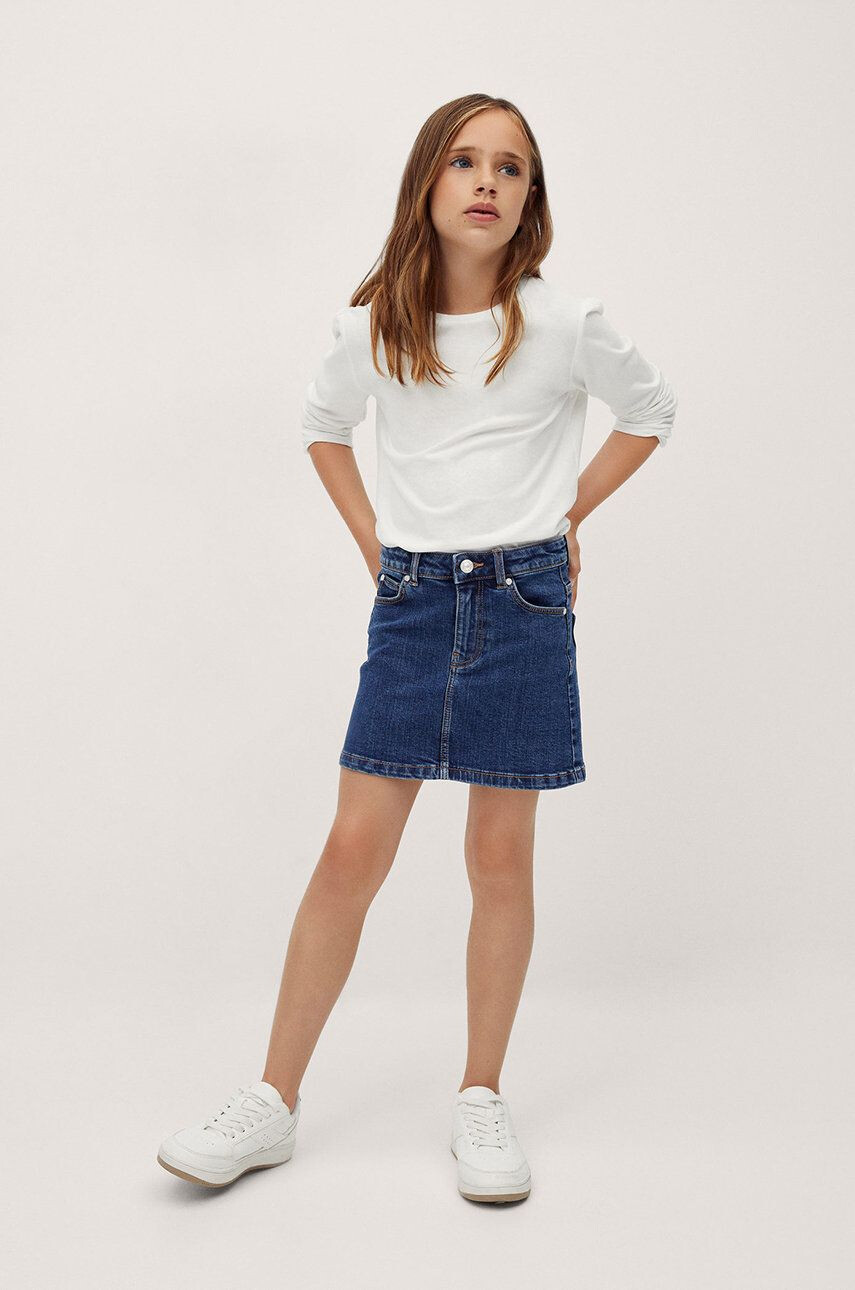 Mango Kids Fustă denim pentru copii Sue - Pled.ro