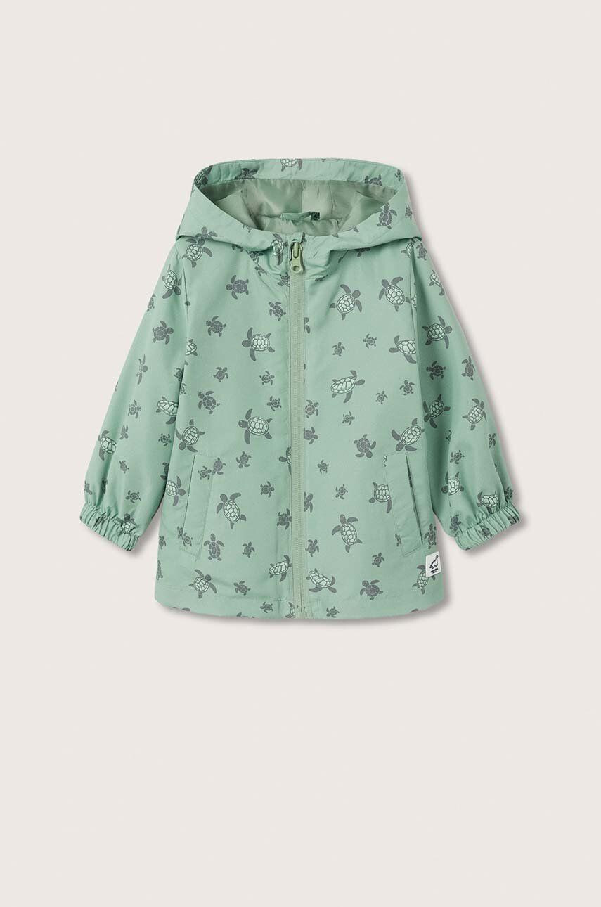 Mango Kids geaca copii Chus2 culoarea verde - Pled.ro