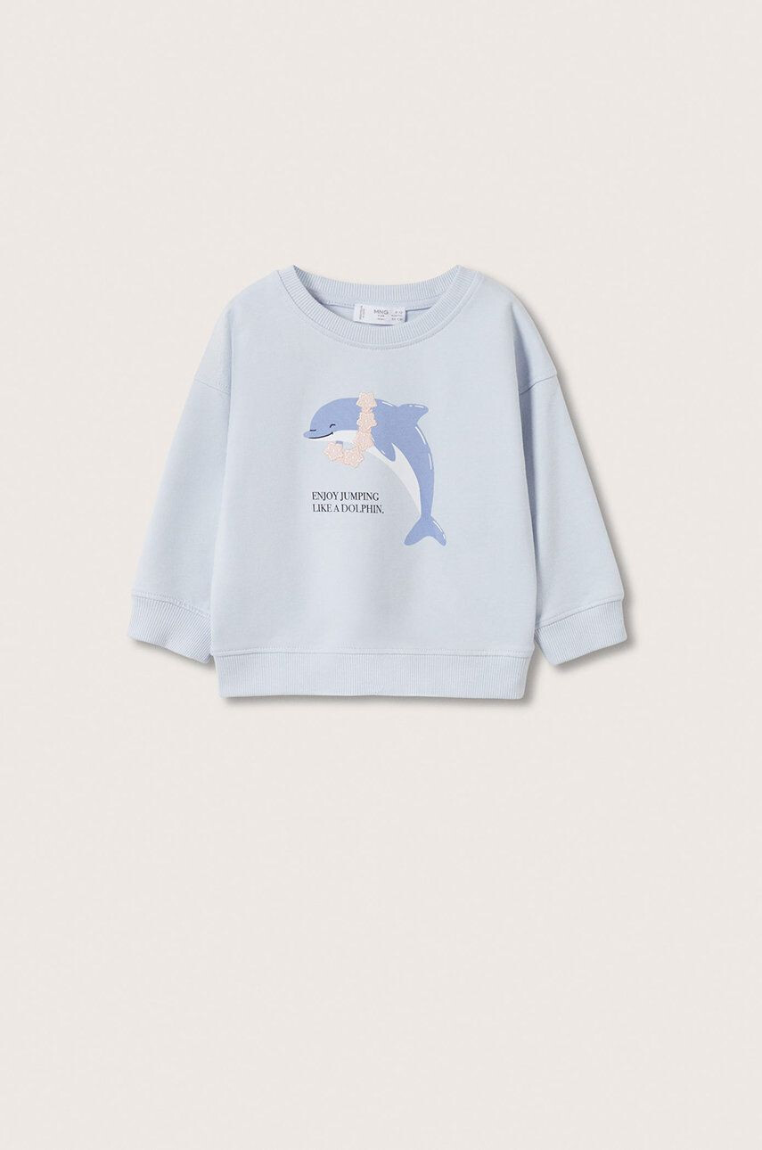 Mango Kids hanorac de bumbac pentru copii Delfin - Pled.ro