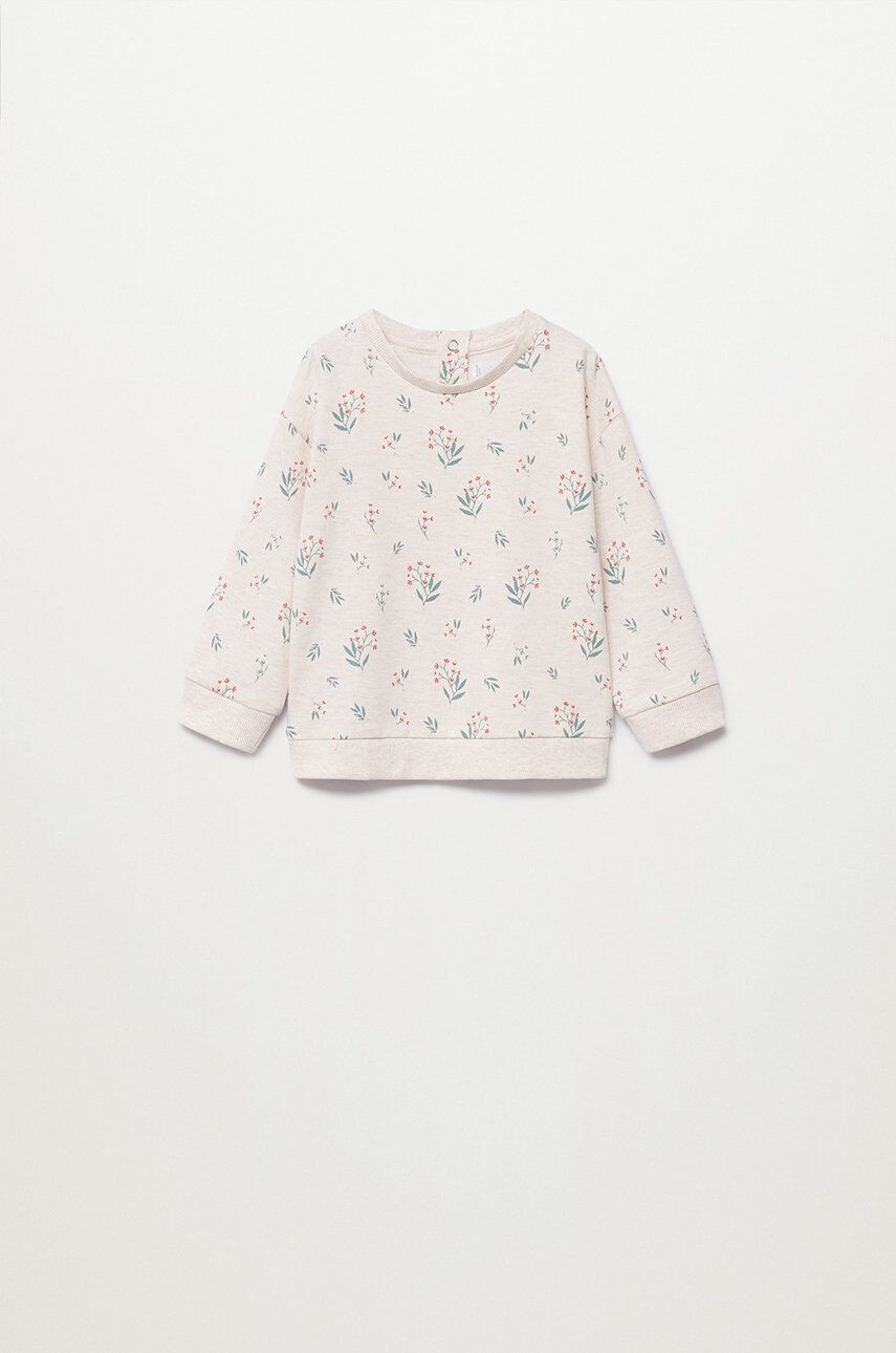 Mango Kids Hanorac de bumbac pentru copii Floras - Pled.ro