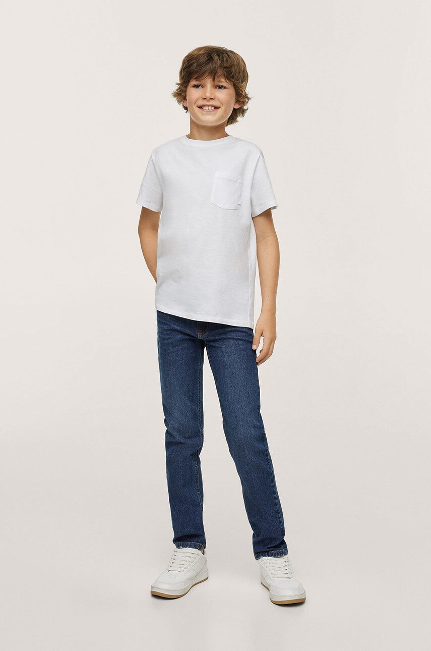 Mango Kids Jeans copii Slim - Pled.ro