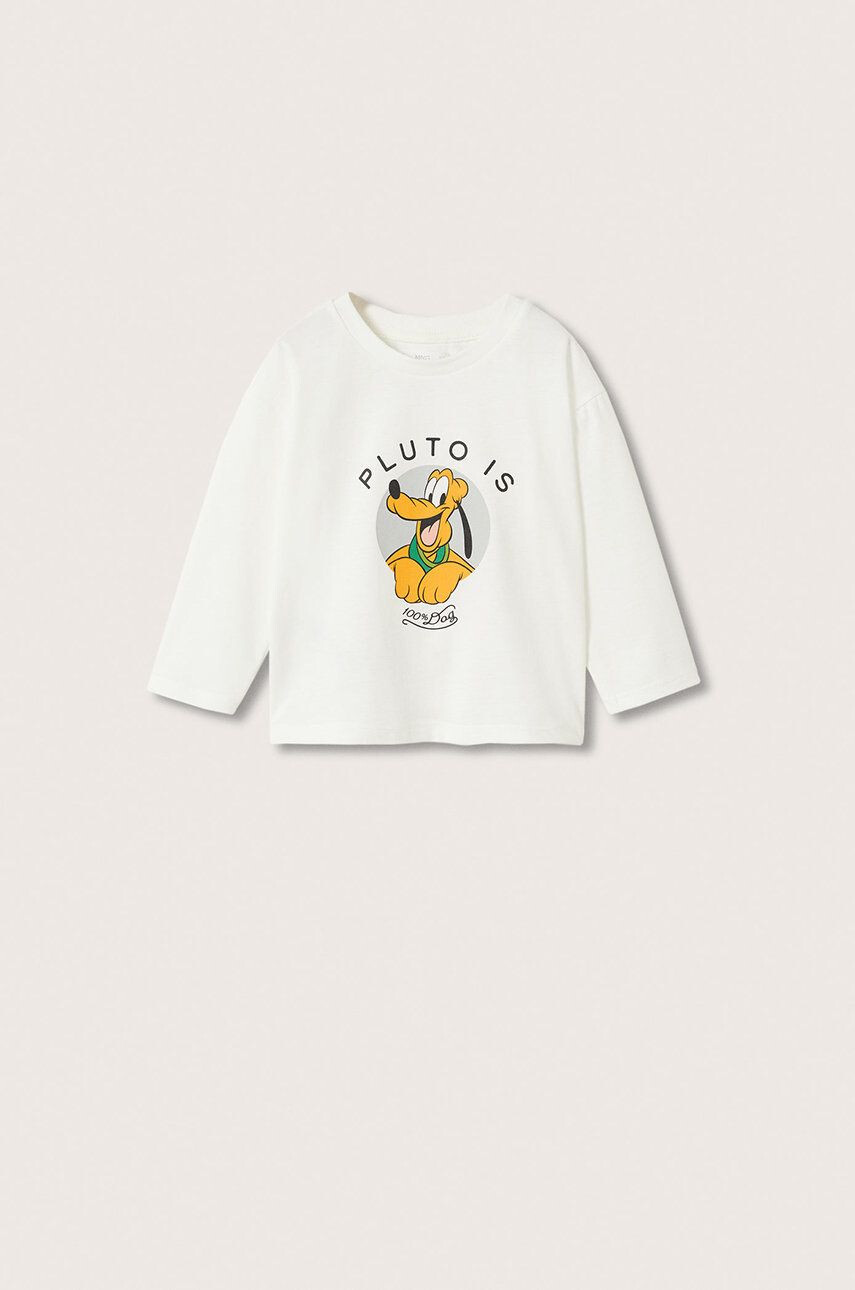 Mango Kids Longsleeve copii Dog - Pled.ro