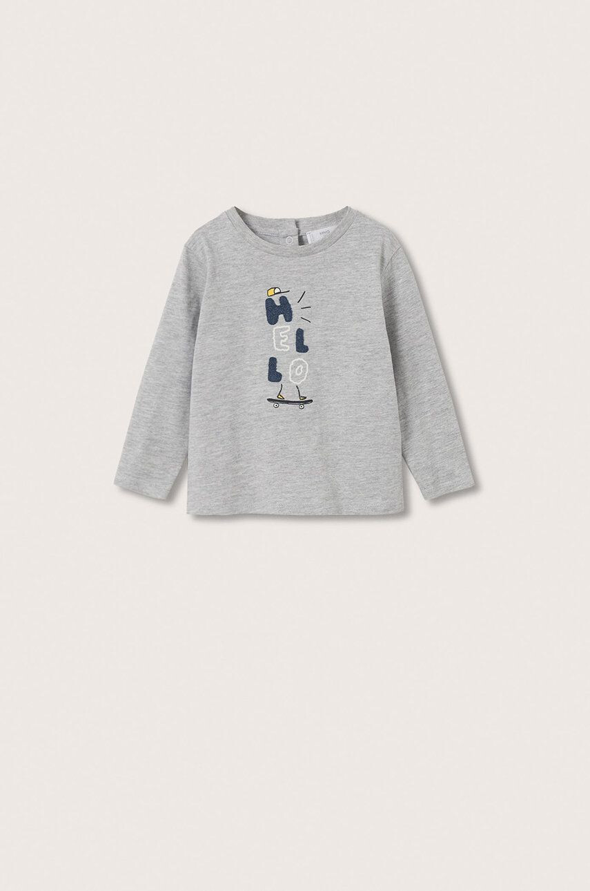 Mango Kids Longsleeve copii - Pled.ro