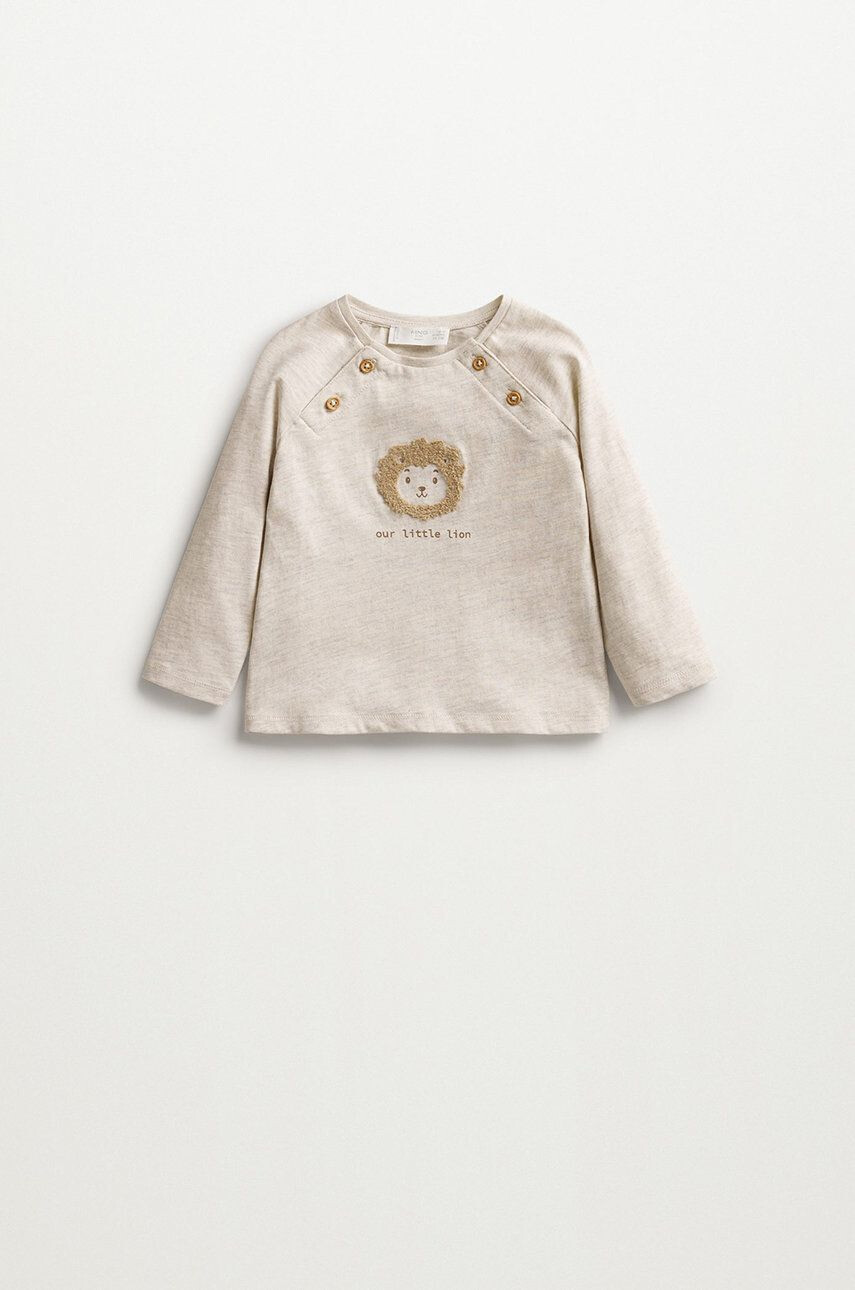 Mango Kids Longsleeve copii Leo - Pled.ro