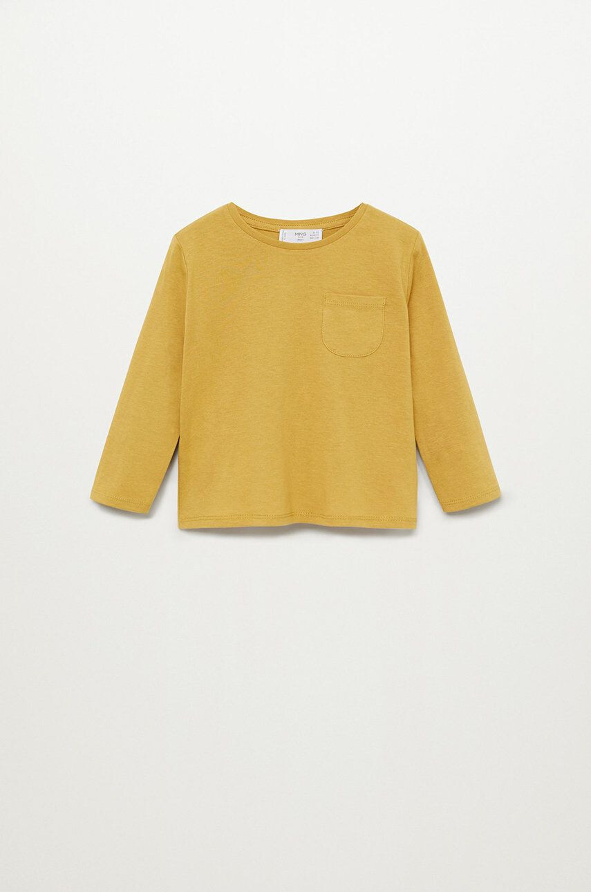 Mango Kids Longsleeve copii Marcos7 80-104 cm - Pled.ro