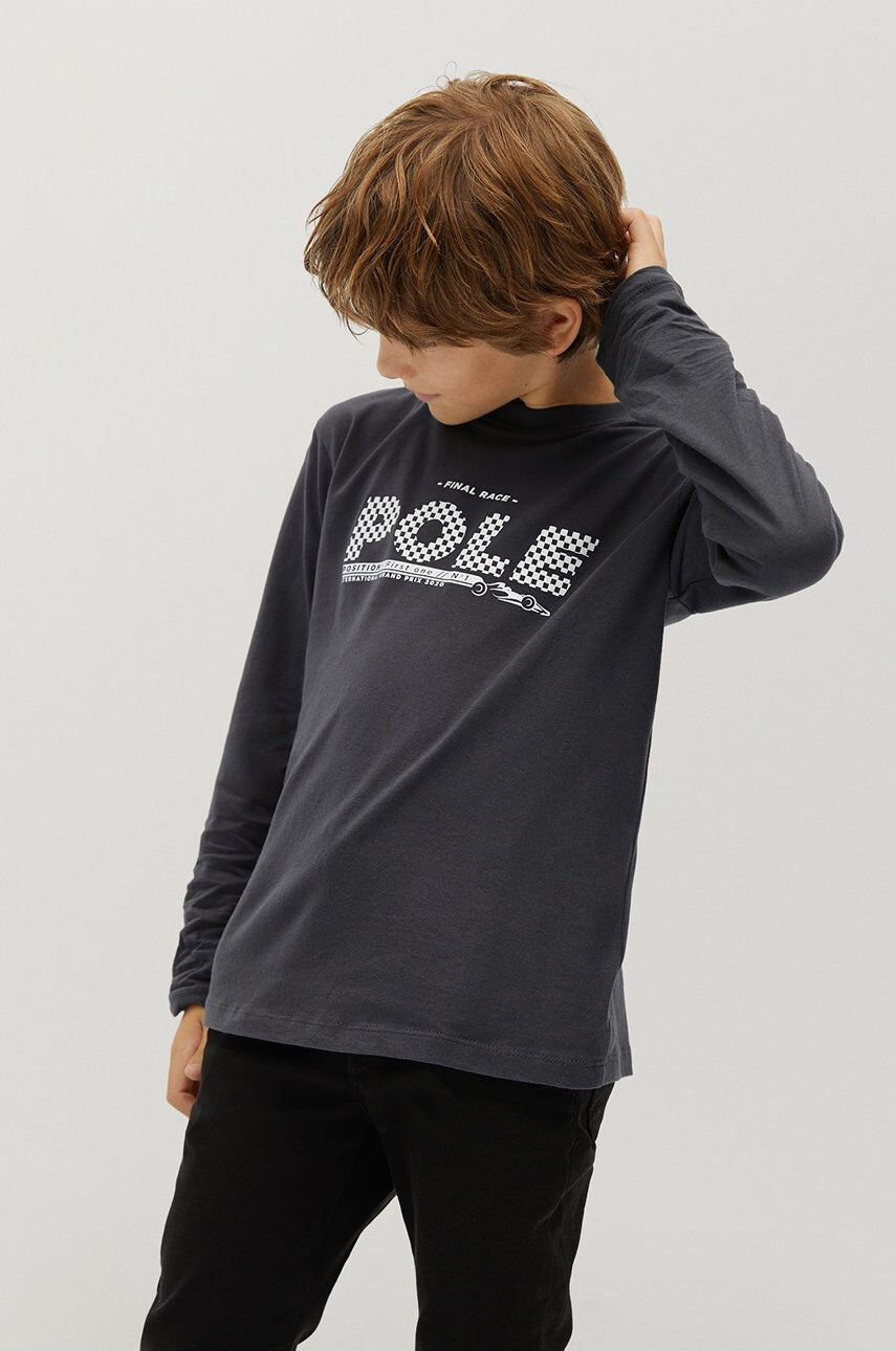 Mango Kids Longsleeve copii Pole 110-164 cm - Pled.ro