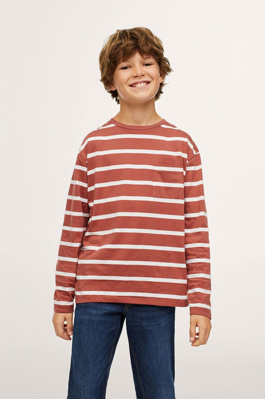 Mango Kids Longsleeve copii - Pled.ro