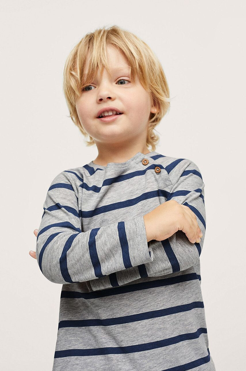 Mango Kids Longsleeve copii Robert - Pled.ro