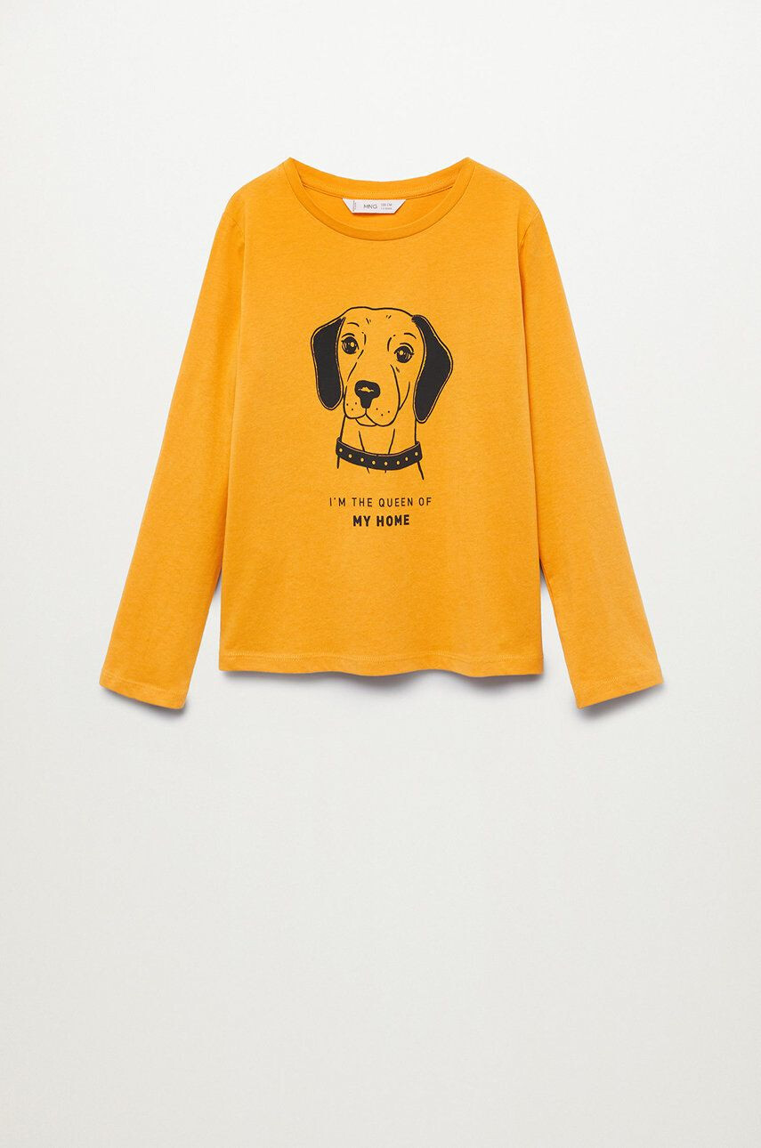 Mango Kids Longsleeve copii Sheldon - Pled.ro