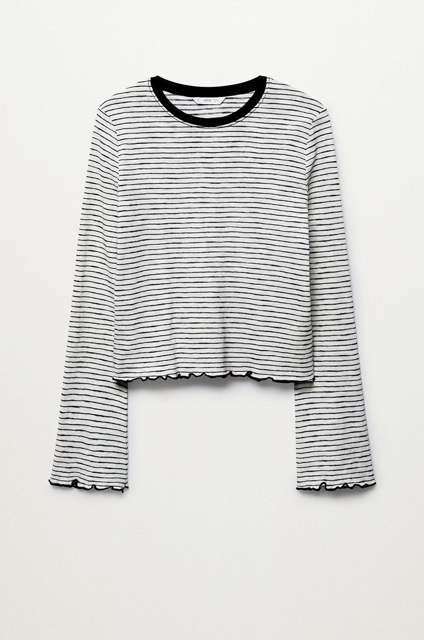 Mango Kids Longsleeve copii Stripes - Pled.ro