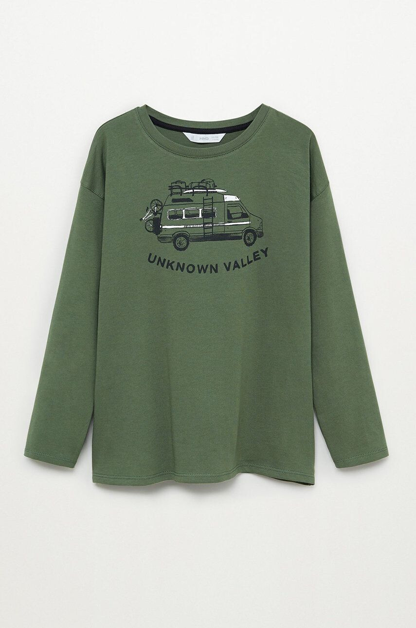 Mango Kids Longsleeve copii Valley 110-152 cm - Pled.ro