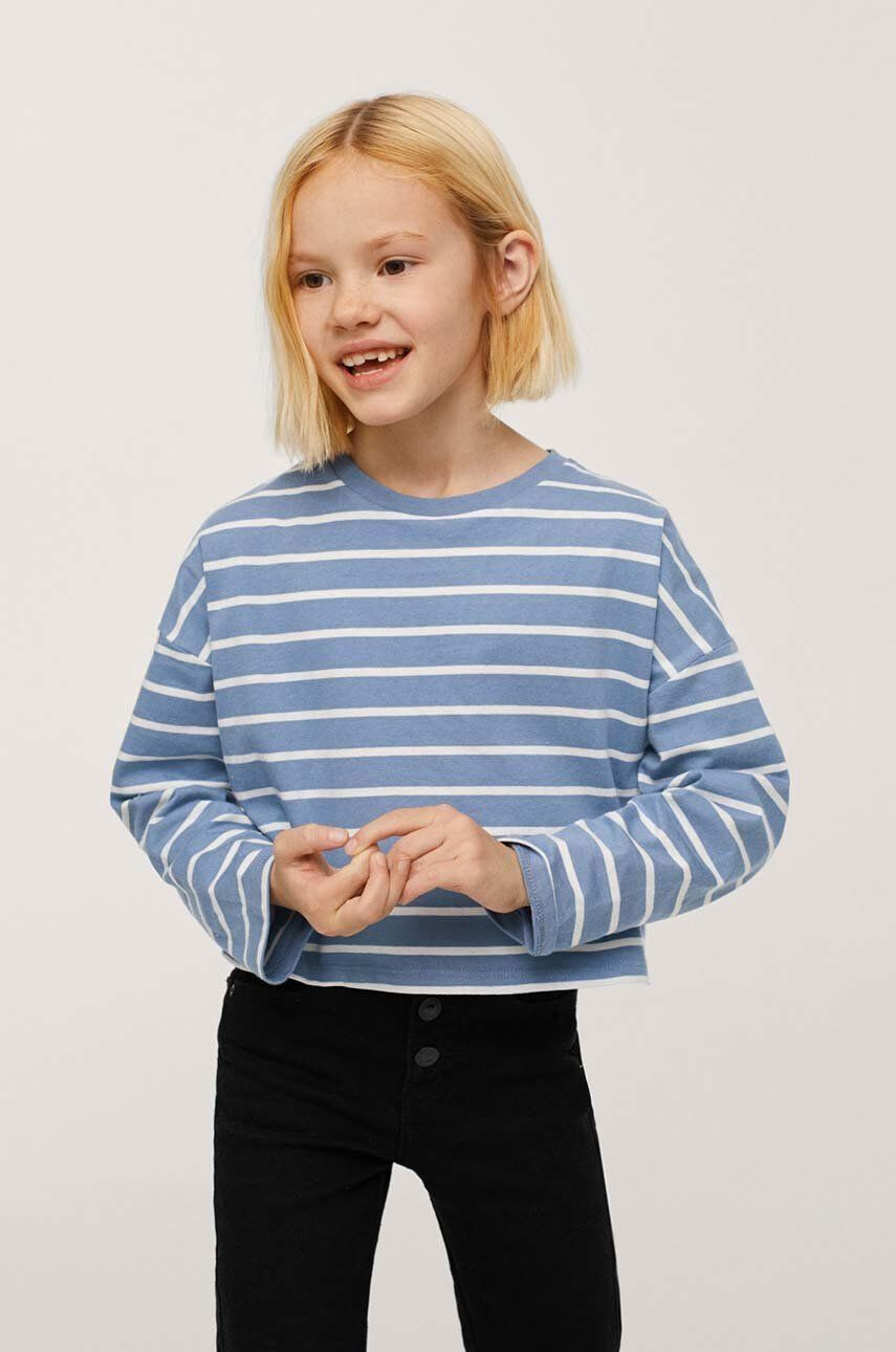 Mango Kids longsleeve din bumbac pentru copii - Pled.ro