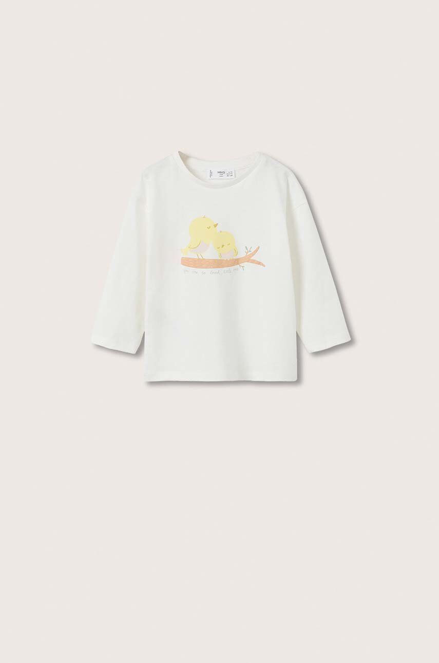 Mango Kids longsleeve din bumbac pentru copii - Pled.ro