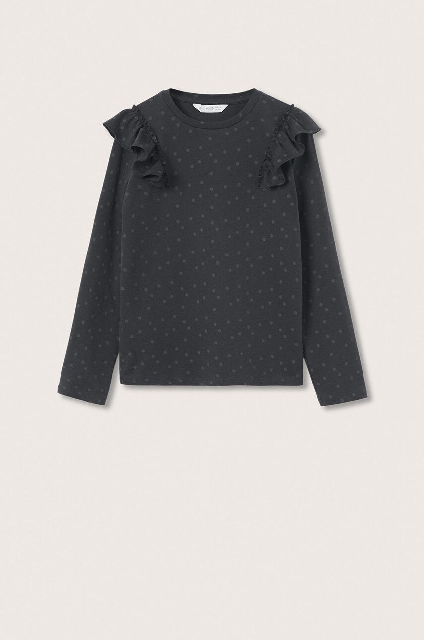 Mango Kids Longsleeve din bumbac pentru copii - Pled.ro