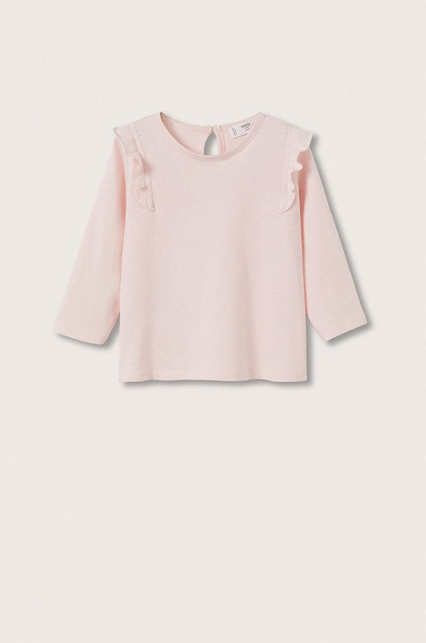 Mango Kids Longsleeve din bumbac pentru copii Italy - Pled.ro