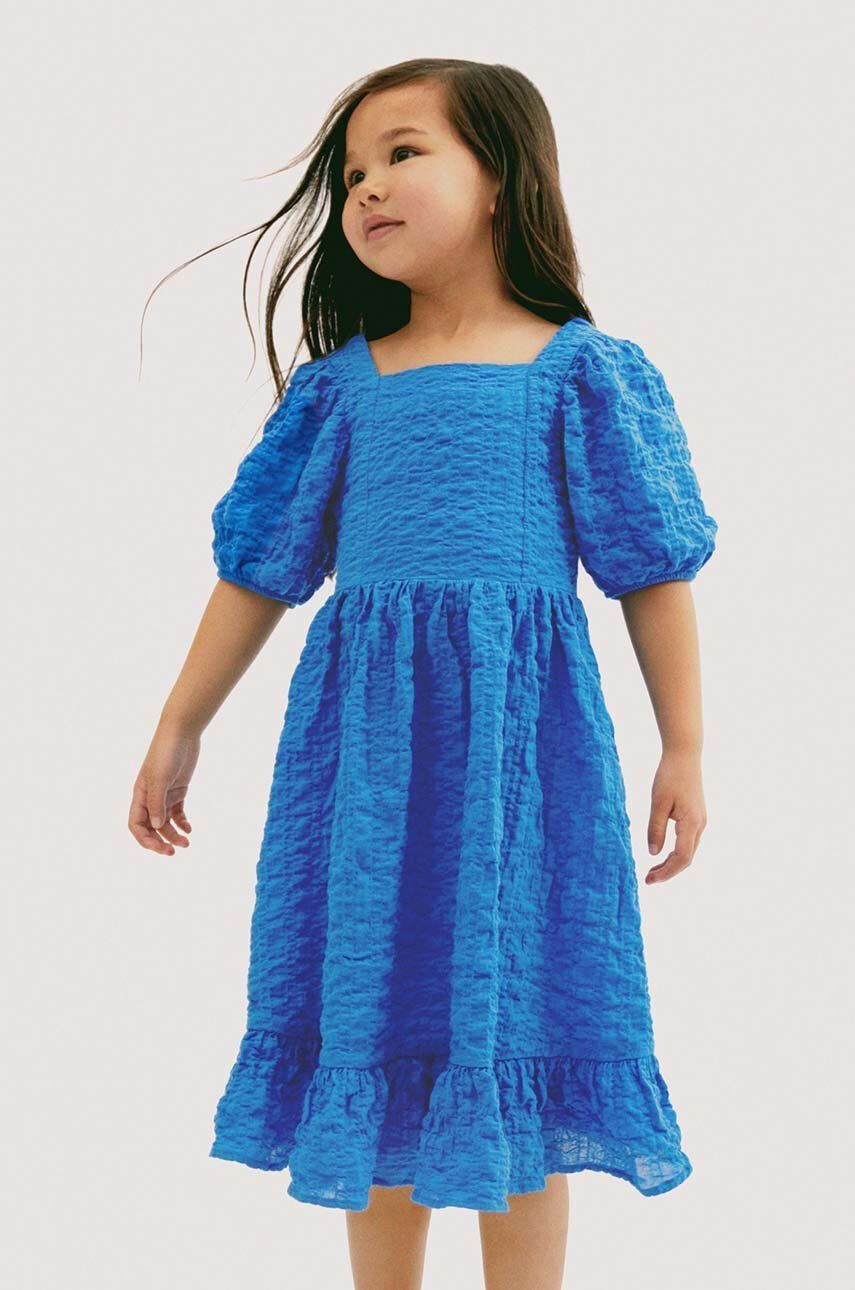 Mango Kids rochie fete Castellb mini drept - Pled.ro