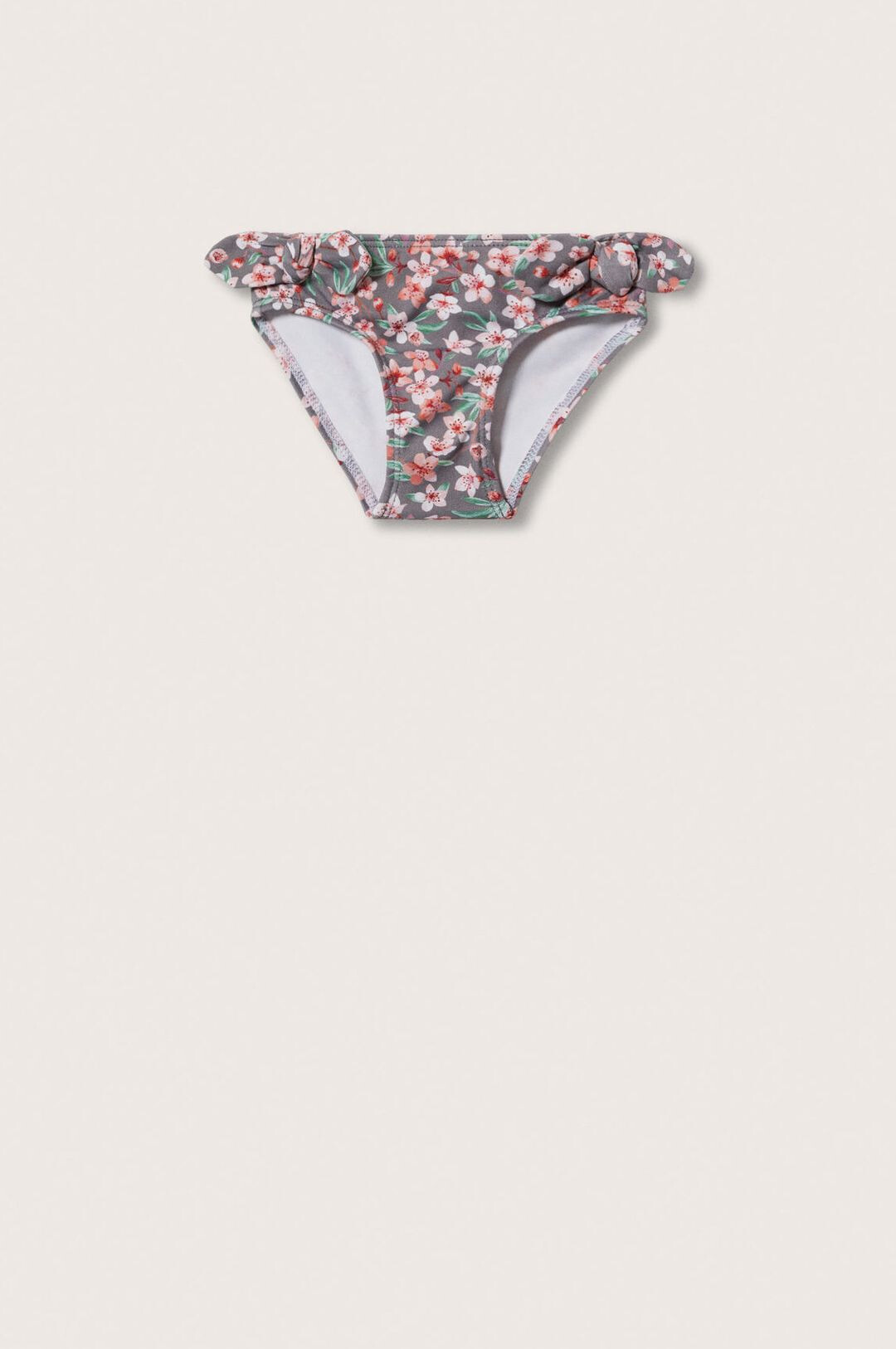 Mango Kids slip de baie copii Hibisbg culoarea maro - Pled.ro