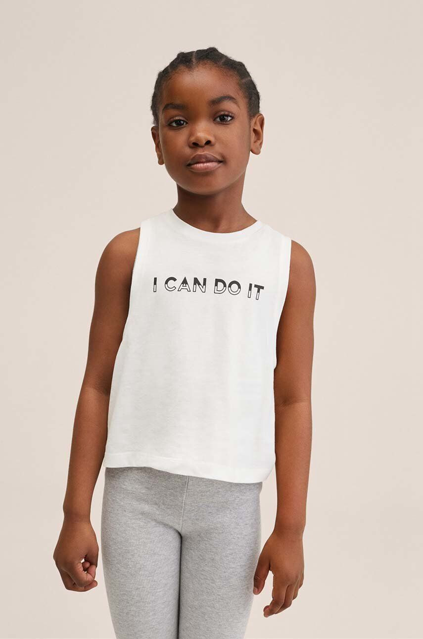 Mango Kids top din bumbac pentru copii Doit - Pled.ro