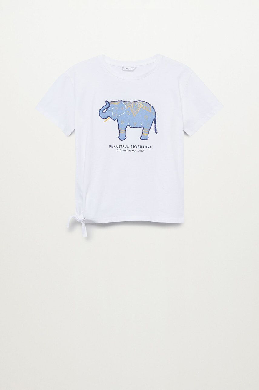 Mango Kids Tricou copii ELEPHANT - Pled.ro