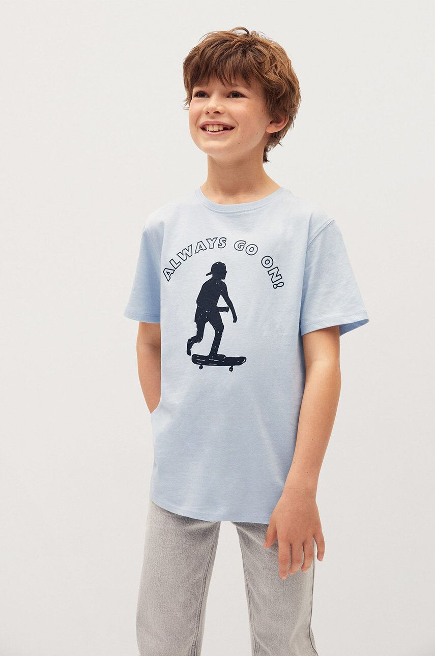 Mango Kids Tricou copii SKATER - Pled.ro