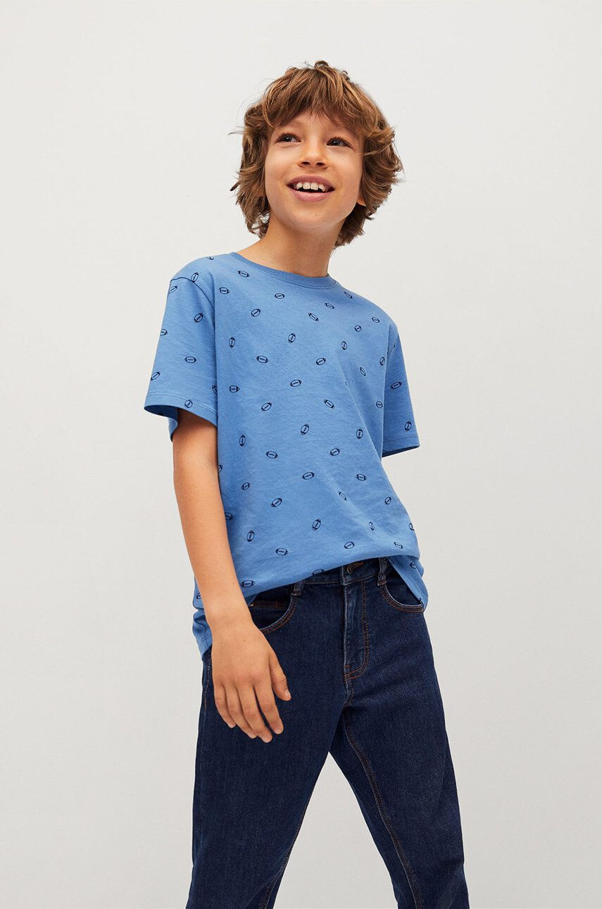 Mango Kids Tricou copii STAMP1 - Pled.ro