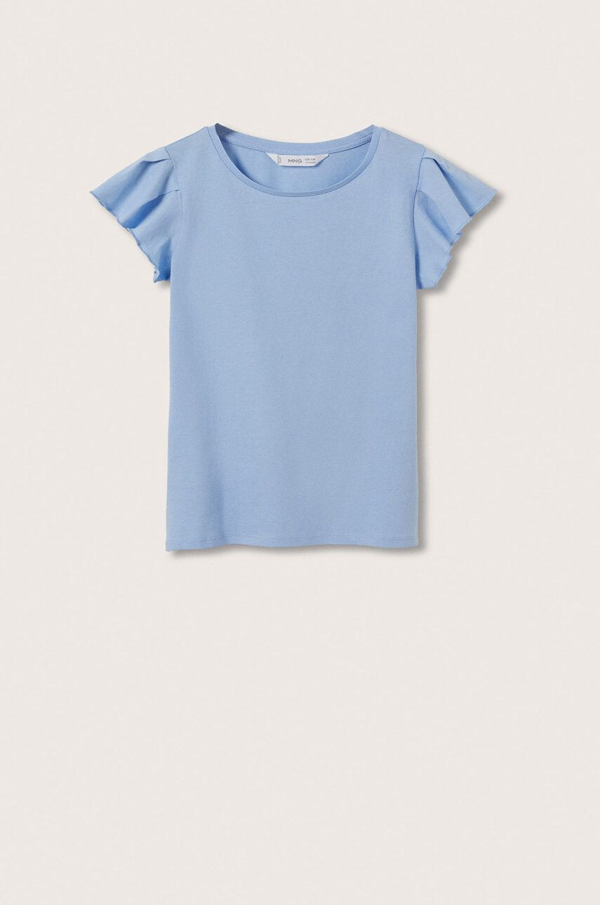 Mango Kids tricou de bumbac pentru copii Soft - Pled.ro