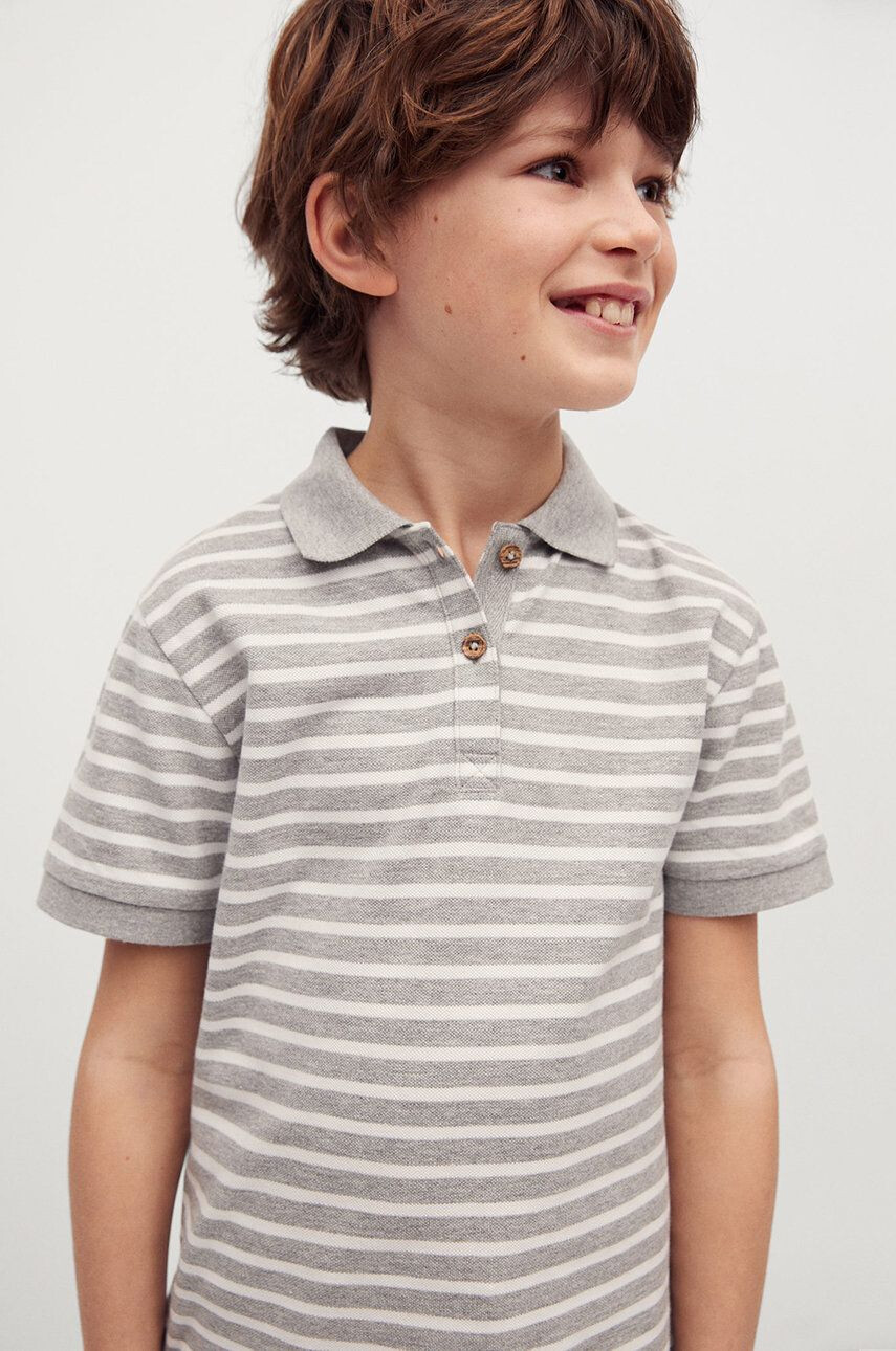 Mango Kids Tricou polo copii POLOP8 - Pled.ro