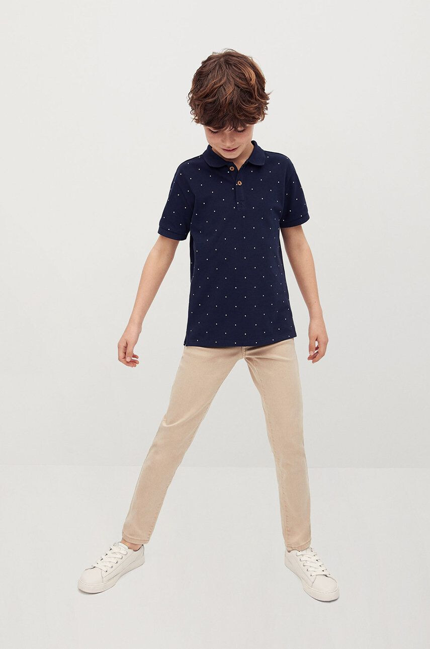 Mango Kids Tricou polo copii POLOP8 - Pled.ro