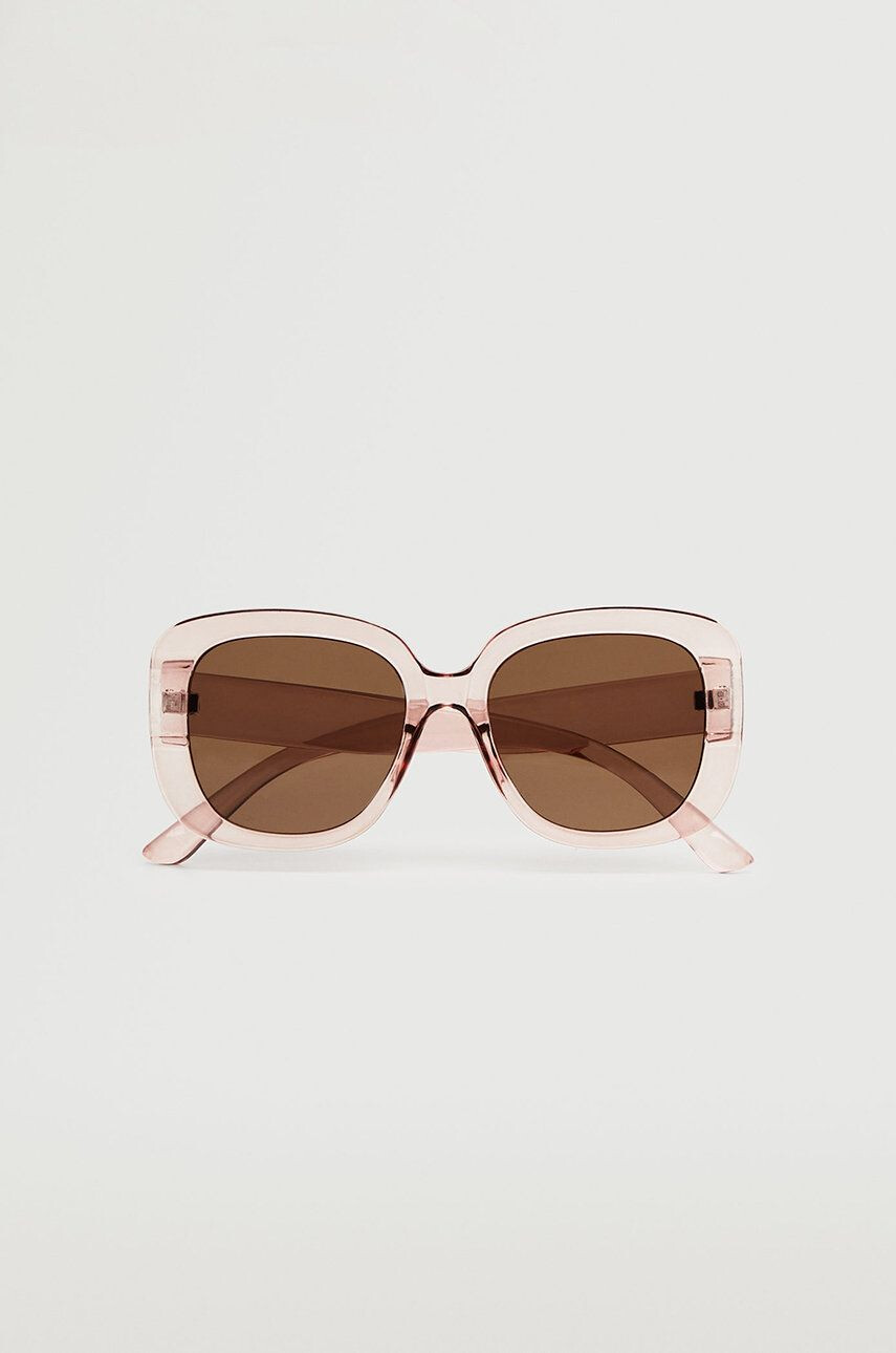 Mango ochelari de soare Rose femei culoarea roz - Pled.ro