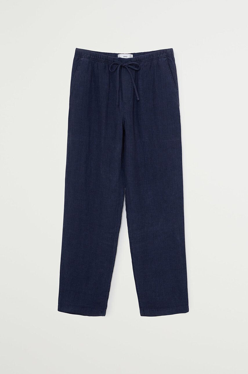 Mango Pantaloni Linen - Pled.ro