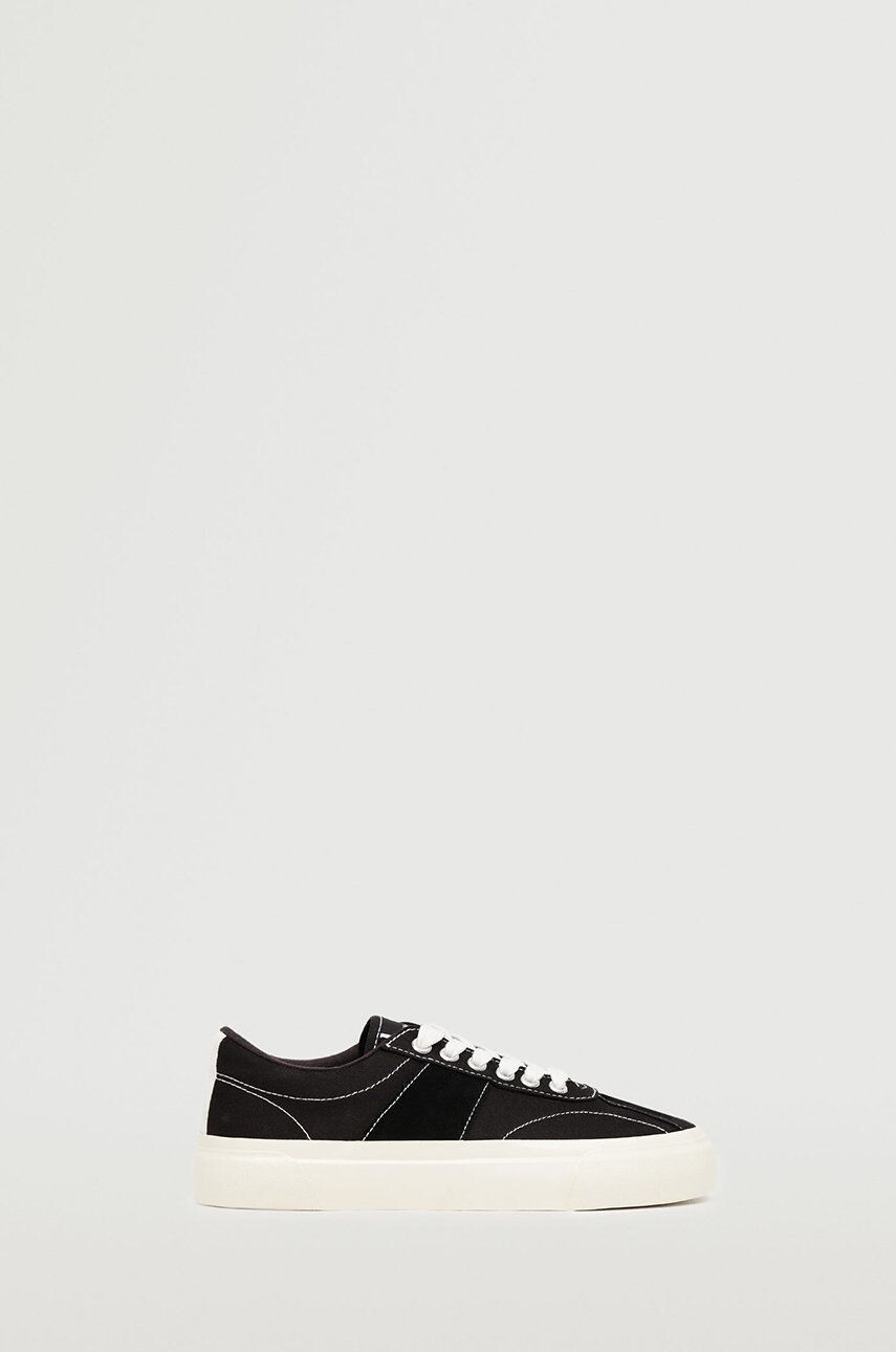 Mango sneakers Cali culoarea negru - Pled.ro