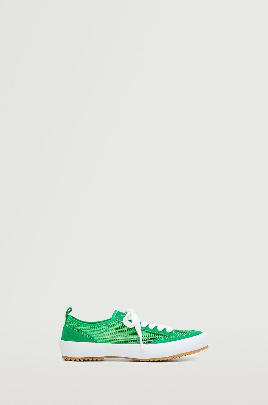 Mango sneakers Cruz culoarea verde - Pled.ro