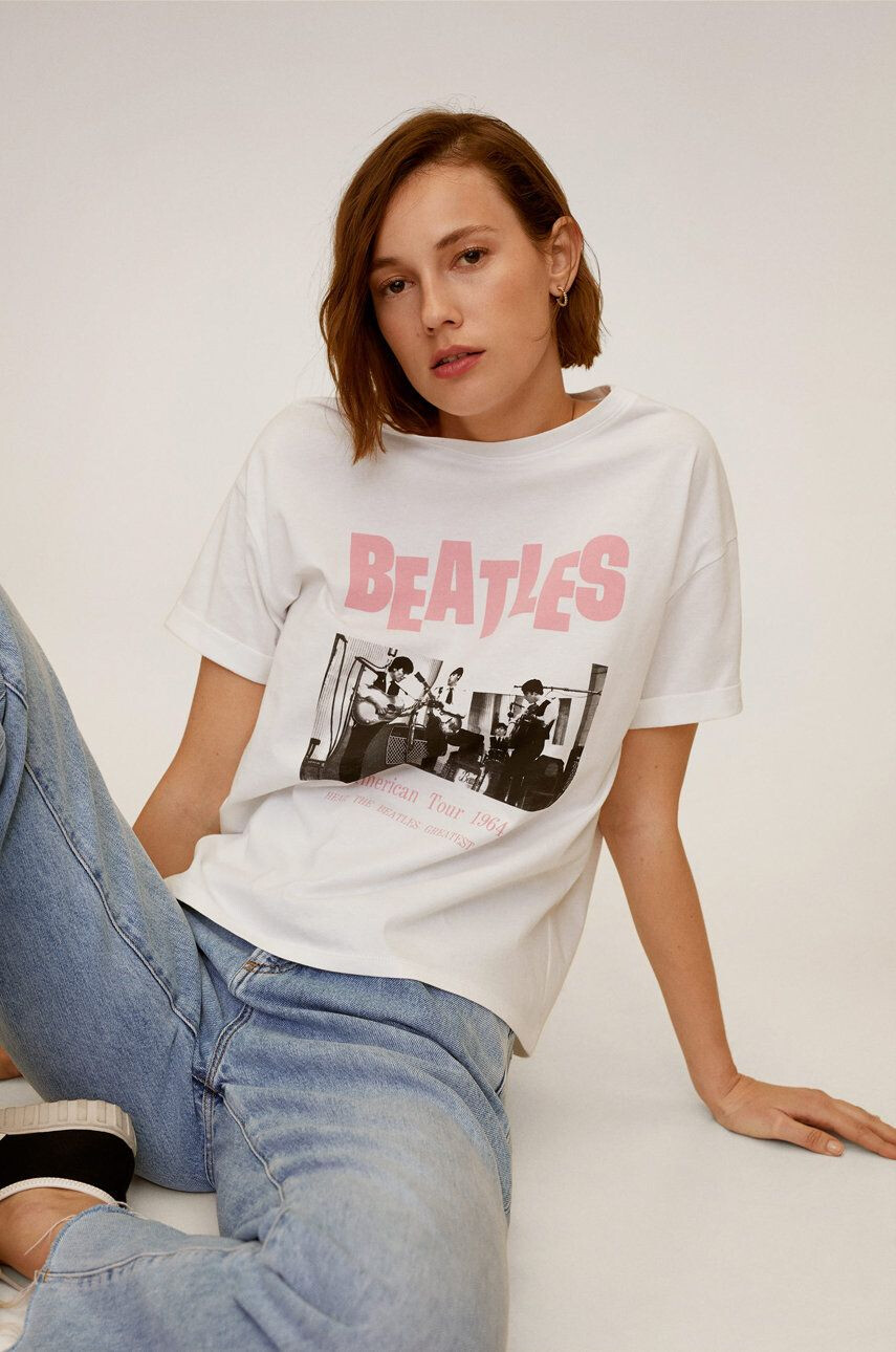 Mango Tricou Psbeatle - Pled.ro