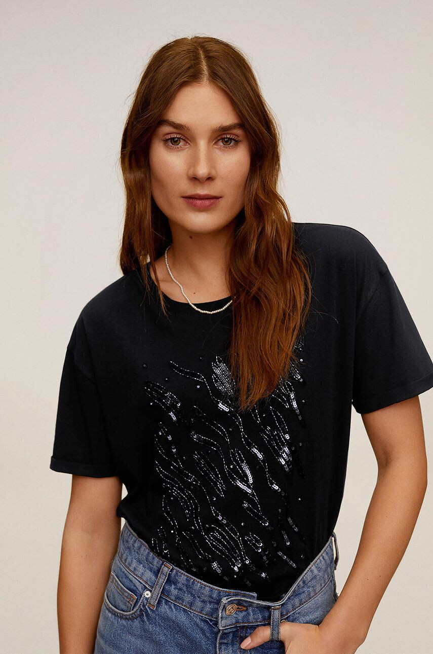 Mango Tricou Shine - Pled.ro