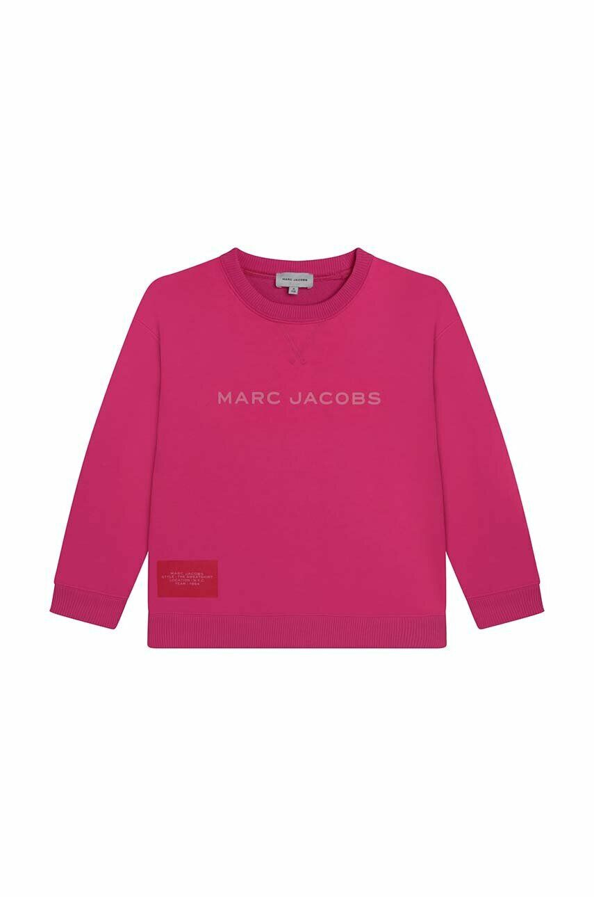 Marc Jacobs bluza copii culoarea violet cu imprimeu - Pled.ro