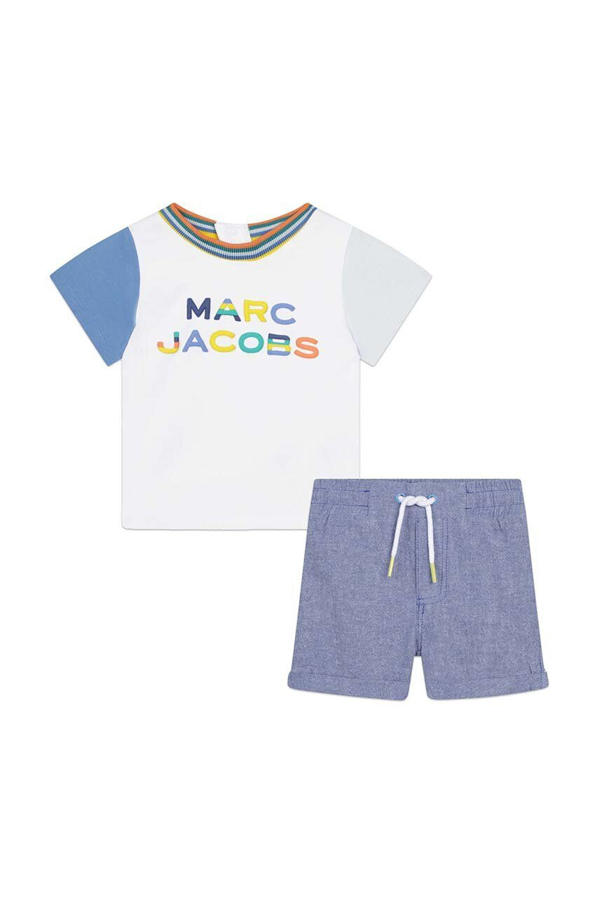 Marc Jacobs compleu bebe culoarea alb - Pled.ro