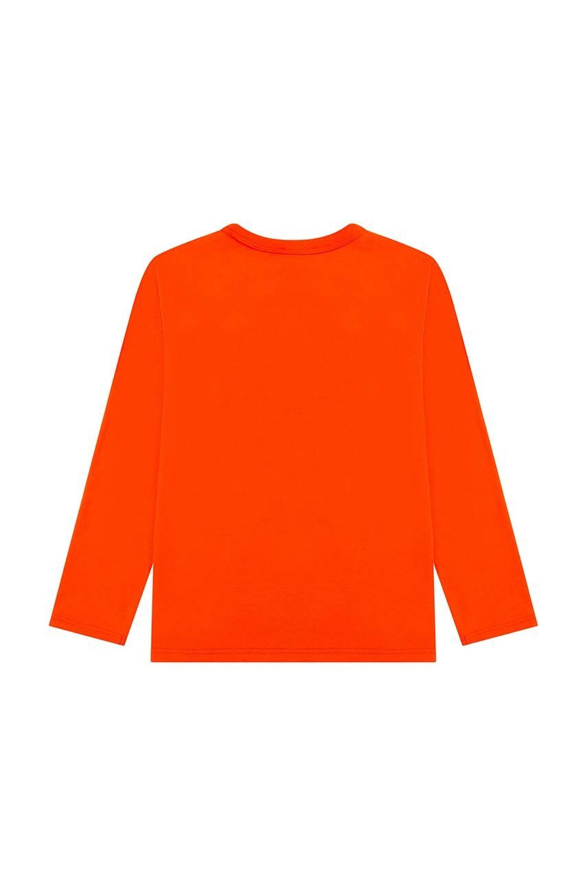 Marc Jacobs longsleeve din bumbac pentru copii culoarea rosu - Pled.ro