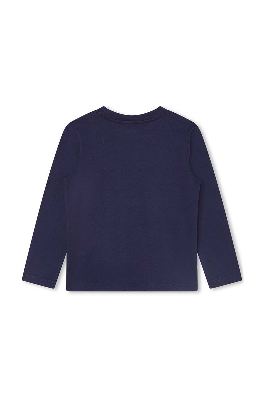 Marc Jacobs longsleeve din bumbac pentru copii culoarea rosu cu imprimeu - Pled.ro