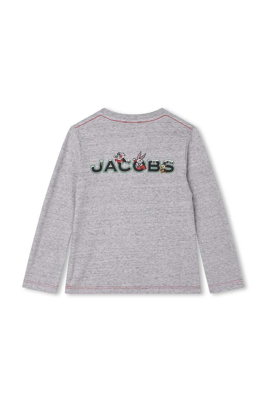 Marc Jacobs longsleeve din bumbac pentru copii x Looney Tunes culoarea gri cu imprimeu - Pled.ro