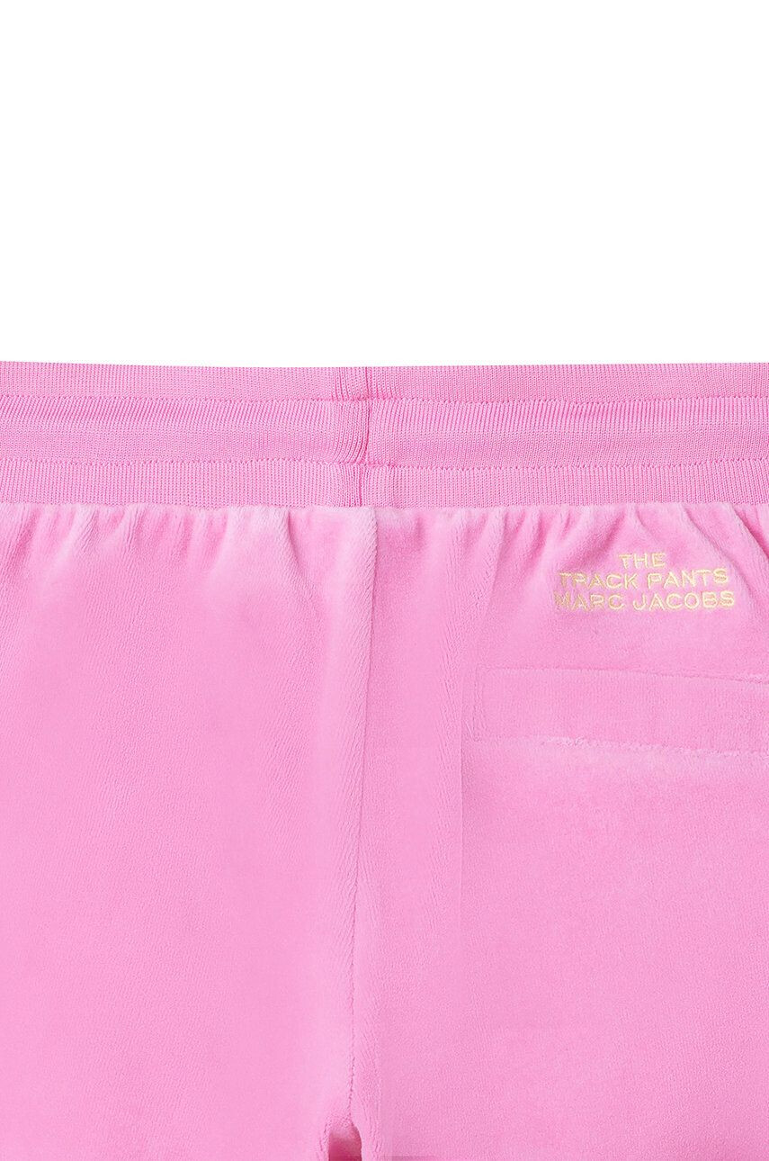 Marc Jacobs pantaloni de trening pentru copii culoarea roz cu imprimeu - Pled.ro